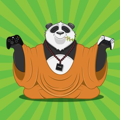 Illustration ‘Gaming Panda’
